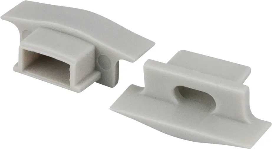 Artecta End Cap Set Profile Pro 1 2 Stk. Mit Loch, 2 Stk. ohne