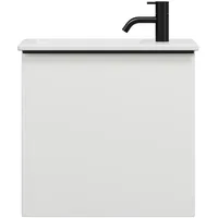 Burgbad Eqio Slim Keramik-Waschtisch inklusive Waschtischunterschrank, 520x310x500mm, SGZJ052F2009C0001G0252, Farbe: