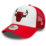 New Era Trucker Cap - Chicago Bulls rot camo - Rot, Weiß