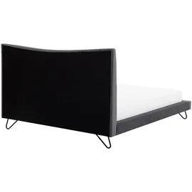 Beliani Lannion 180 x 200 cm Dunkelgrau