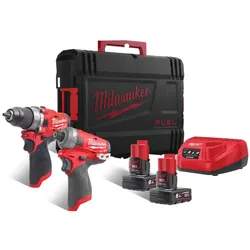 Milwaukee M12FPP2AQ-602X ELEKTROWERKZEUGE SET IN2 4933464976