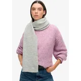 Superdry Soft Rib Schal Chalk Grey Marl One Size