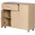 Wohnling Sideboard 90 x 75 x 30 cm buche nachbildung