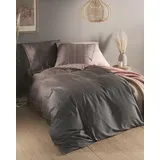 KAEPPEL Mako-Satin Wendebettwäsche Vertigo violett 155x220+80x80 cm)