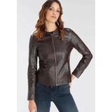 Gipsy Lederjacke »GWZajla OT«, braun