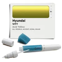 Genuine Colors Lackstift ACID YELLOW W9Y Kompatibel/Ersatz für Hyundai Gelb