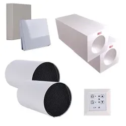 Dimplex 381950 Erweiterungs-Basis-Set für Neubauten mit Wandhülse eckig gedämmt. DL 40 NSet E DL40NSetE