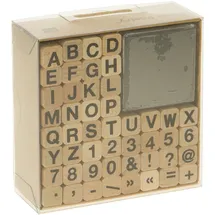 Rico Design Stempelset Abc und Zahlen I
