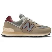 New Balance 574 Damen Arid Stone/Monarch Burgundy 41,5