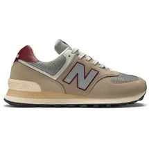 New Balance 574 Damen Arid Stone/Monarch Burgundy 41,5