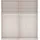 Wiemann Schwebetürenschrank Korfu 197,3 x 217 x 67 cm Grau/Schwarz