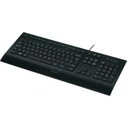 Logitech K280e Kabelgebundene Tastatur US Layout Schwarz