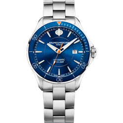 Baume & Mercier Clifton Club Automatik 42mm M0A10378 - blau,silber - 42mm