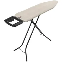 Brabantia Bügelbrett BRABANTIA "Bügeltisch B, 124 x 38 cm, Dst-Mulde Solide", denim grau, schwarz, B:46,2cm T:70cm, Bügelbretter, Fairtrade-zertifiziert