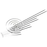 HellermannTyton 111-01552 MST700S Kabelbinder 5.90mm Silber mit Kugelverschluss, Hitzestabilis