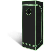 Izrielar Growzelt, Grow Tent|Grow Schrank|Zuchtzelt|Lichtdicht und Wasserdicht Pflanzenzelt|Gewächshaus für Homegrowing|600D Oxford, 40x40x120cm, Schwarz Grün...