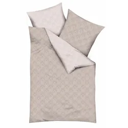 kaeppel Bettwäsche La Ville 155 x 220 cm Satin Braun Nougat