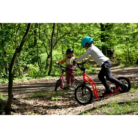 Yedoo Scooter Yedoo Four Tretroller mit Luftreifen 20/16 und Scheibenbremsen Rot