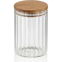 Kela Kochtopf, 0,6 L, Borosilikatglas, Akazienholz, 13 cm -