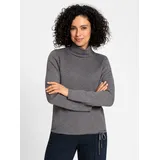 Inspirationen Strickpullover grau 54