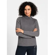 Inspirationen Strickpullover grau 54