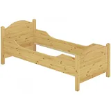 Erst-Holz Seniorenbett extra hoch 100x220 Überlänge Massivholz Holzbett Einzelbett Gästebett 60.40-10-220 oR