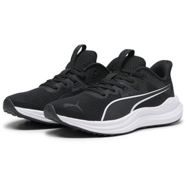 Puma Reflect Lite Jr Sneaker, Black White, 35.5 EU
