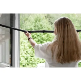 Schellenberg Fliegengitter Fenster Easy Click 100 x 120 cm Weiß