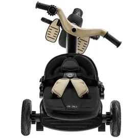 Kinderkraft - 5-in-1 Kinder-Dreirad EASYTWIST beige - Beige