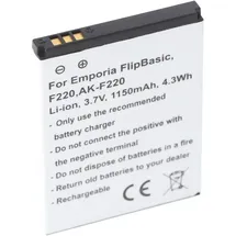 AccuCell AK-F220 Akku für Emporia F210, F220, Flip basic, Emporia FLIPbasic SD474050A