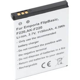 AccuCell AK-F220 Akku für Emporia F210, F220, Flip basic, Emporia FLIPbasic SD474050A