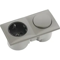 BERKER Berker Integro Flow Elemente Edelstahl Effekt - Schalter, Steckdose