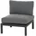 Siena Garden Alvida Modul Mitte Loungesessel anthrazit