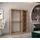 abiks möbel Schwebetürenschrank MONACO 150 x 200 x 62 cm Eiche Artisan