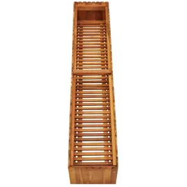 vidaXL Garten-Hochbeet Massivholz Akazie 150 x 30 x 25 cm