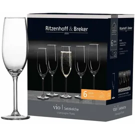 Ritzenhoff & Breker Sektkelch Vio 6er Set