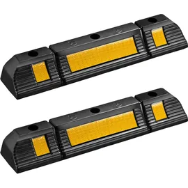 Wiltec Radstopper 60 x 12 x 8 cm Gelb