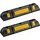 Wiltec Radstopper 60 x 12 x 8 cm Gelb