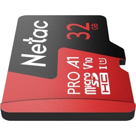 Netac Technology NT02P500PRO-032G-R microSDHC-Karte 32GB A1 Application Performance Class Für 24/7-