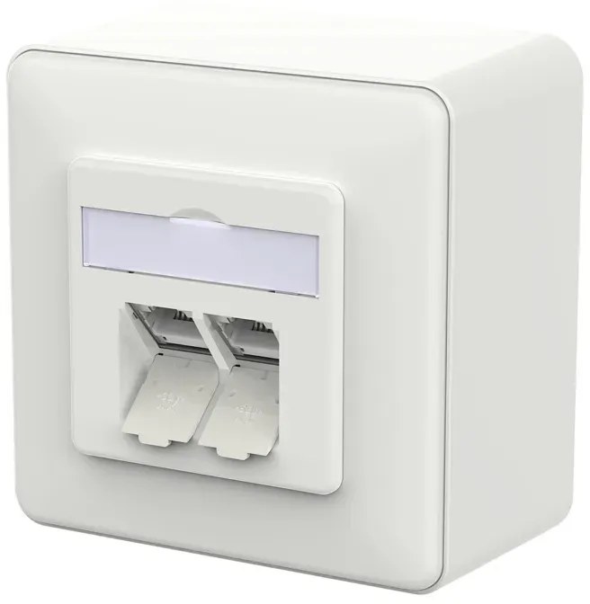 Metz Connect RJ45 Anschlussdose LSA++ 130E380027-I
