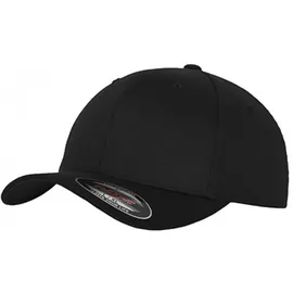 Flexfit Wooly Combed Cap schwarz XXL