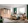 hom'in Drehtürenschrank Benton 255 x 209 x 60 cm Dunkelgrau/Eiche
