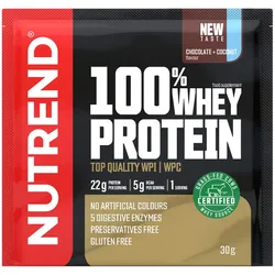 Nutrend 100% Whey Protein (30 g, Schokoladen-Kokosnuss)