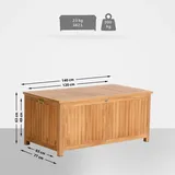 CLP Teak Auflagenbox Odessa 140X77X63