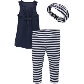 Kidsworld Kleid Set Geringelt Blau/Weiß 92/98