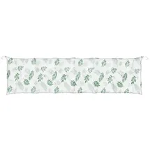 vidaXL Bankauflage 200 x 50 x 7 cm blattmuster 1 St.