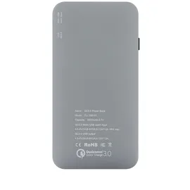 Tellur Power Bank QC 3.0 Micro-USB, Lightning, Typ-C-Adapter - Grau