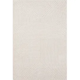 The CarPET Teppich THE CARPET "Santo Plus", beige (creme), B:200cm H:5mm L:280cm, Polypropylen, Teppiche, Teppich, Plus moderner robuster In und Outdoor Teppich