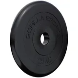 GORILLA SPORTS Hantelscheiben Einzeln/Set, 30/31mm Bohrung, Gusseisen, Gummiert, Schwarz, Hantelset, Gewichtsscheiben, von 1,25kg bis 30kg Gewichte, Krafttraining, Gym