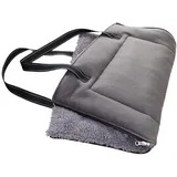 Nobby Decke/Tasche Shanta 60 x 40 cm grau